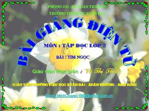 Tuần 17. Tìm ngọc
