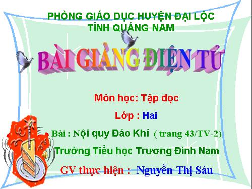 Tuần 23. Nội quy Đảo khỉ