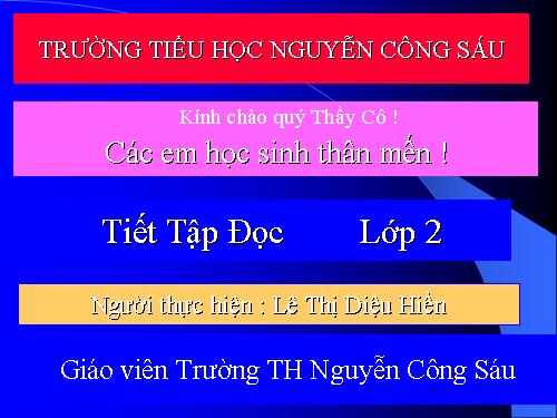 Tuần 28. Cây dừa