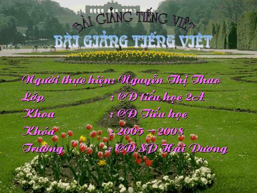 Tuần 1. Ngày hôm qua đâu rồi?