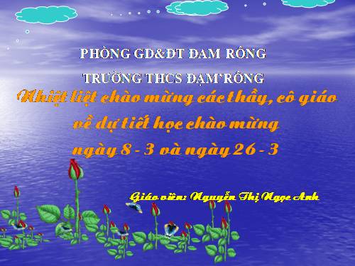 Bài 27. Đề tài Môi trường