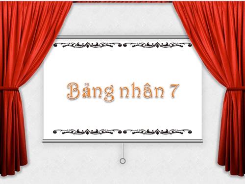 Bảng nhân 7