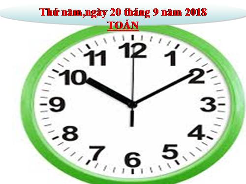 Xem đồng hồ (tiếp theo)