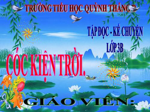 TẬP ĐỌC LỚP 3. TUẦN 33
