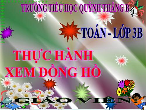 TOÁN LỚP 3. TUẦN 24