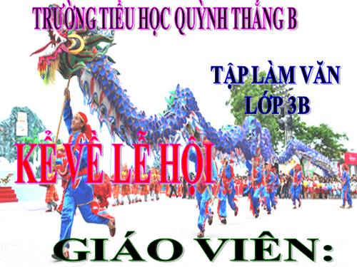 TẬP LÀM VĂN LỚP 3. TUẦN 25