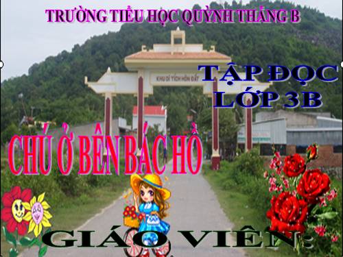 TẬP ĐỌC LỚP 3. TUẦN 20