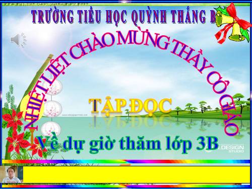 TẬP ĐỌC LỚP 3. TUẦN 7