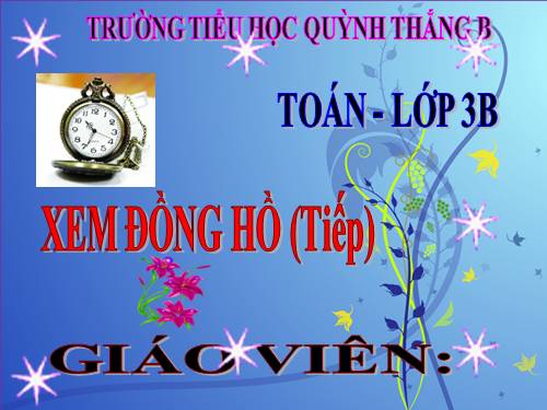 TOÀN LỚP 3. TUẦN 3