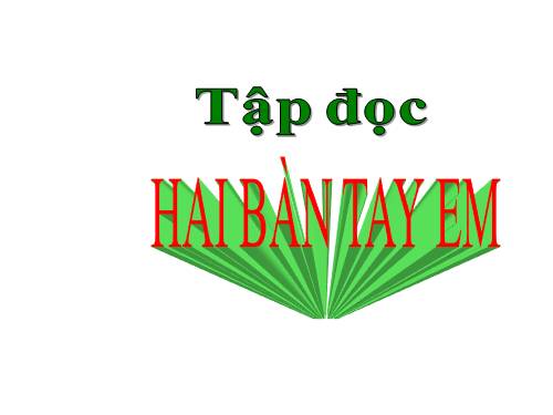 TẬP ĐỌC LỚP 3. TUẦN 1.