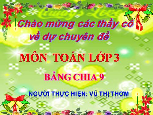 Bảng chia 9
