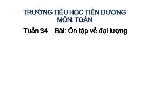 ôn tập toán lớp 3