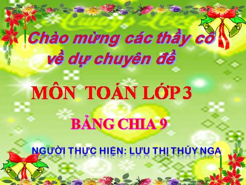 Bảng chia 9