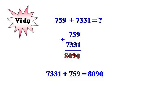 Phép cộng trong phạm vi 1000