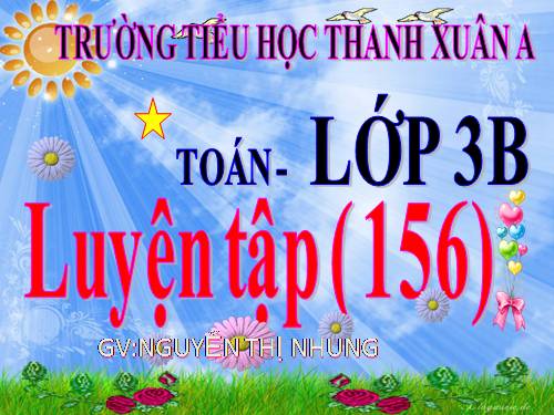 Luyện tập Trang 156