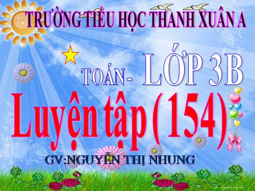 Luyện tập Trang 154