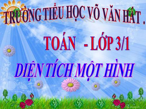 Diện tích của một hình