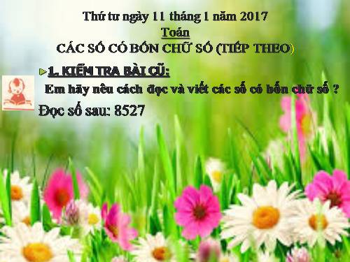 Các số có bốn chữ số (tiếp theo)