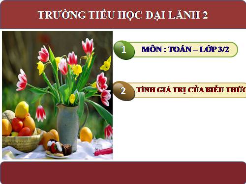 Tính giá trị của biểu thức
