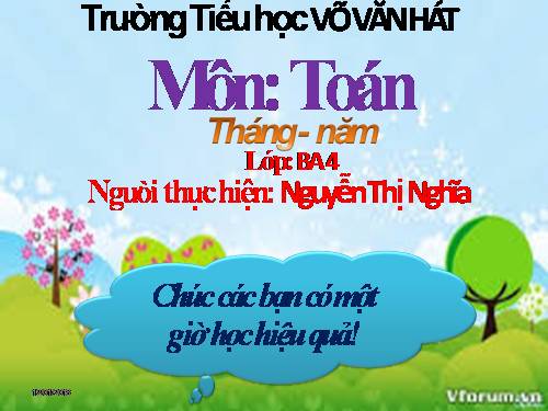 Tháng - Năm