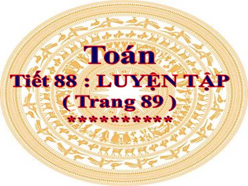 Luyện tập Trang 89