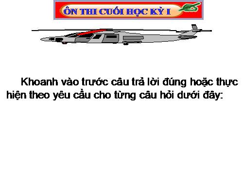 Toán học 3: Ôn thi cuối HKI lớp 3.