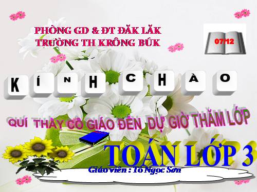 Ôn tập học kì I toán học 3