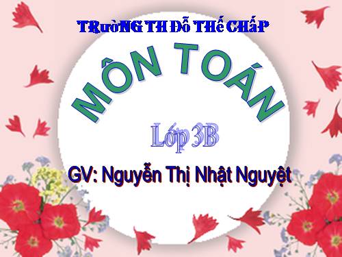 So sánh số bé bằng một phần mấy số lớn