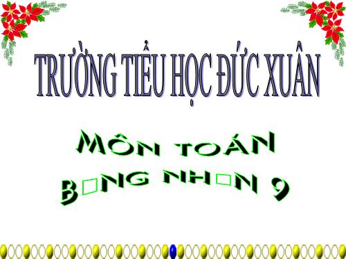 Bảng nhân 9