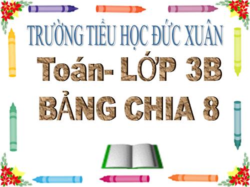Bảng chia 8