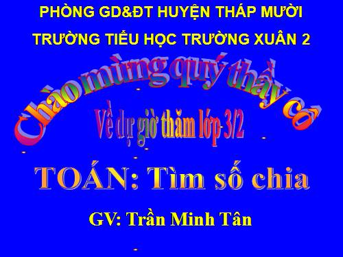 Tìm số chia