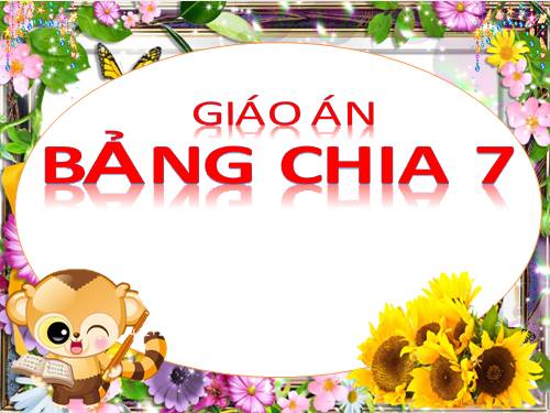 Bảng chia 7