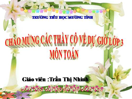Chia số có ba chữ số cho số có một chữ số (tiếp theo)