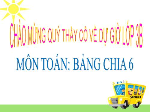 Bảng chia 6
