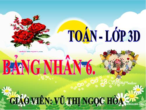 Bảng nhân 6