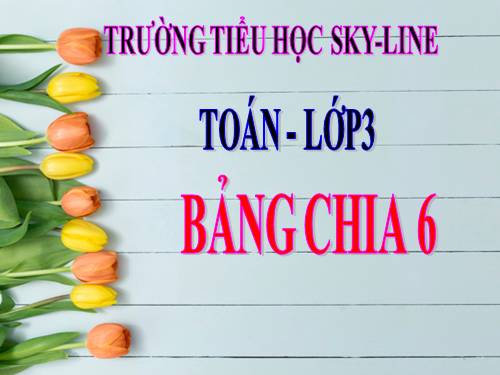 Bảng chia 6