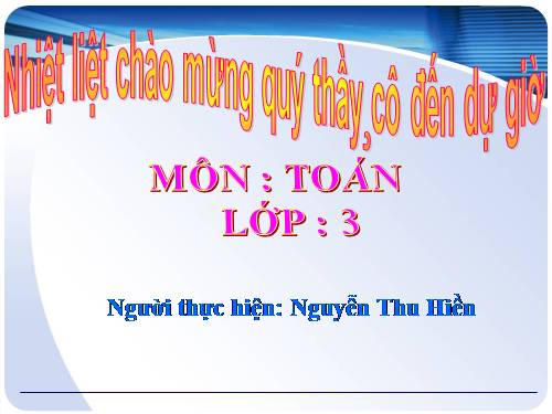 Bảng nhân 9