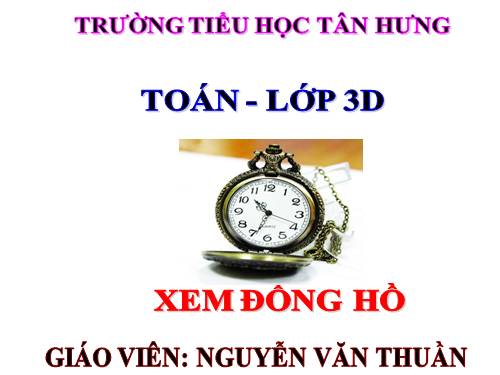 Xem đồng hồ