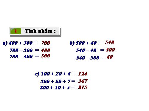 Đọc, viết, so sánh các số có ba chữ số