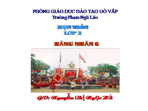 Bảng nhân 6