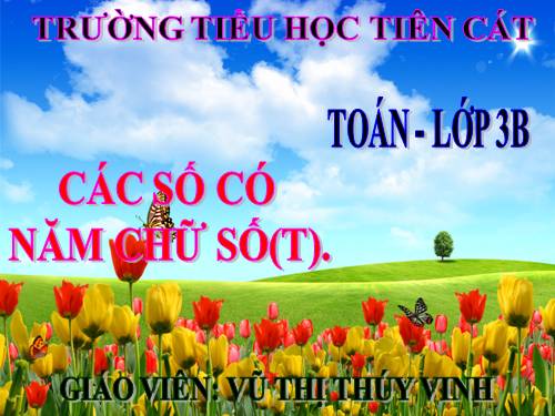 Các số có năm chữ số (tiếp theo)