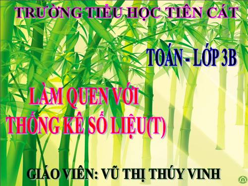 Làm quen với thống kê số liệu (tiếp theo)
