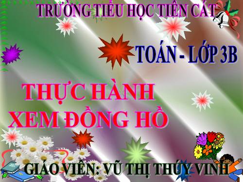 Thực hành xem đồng hồ