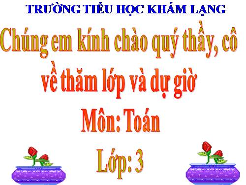 So sánh số bé bằng một phần mấy số lớn