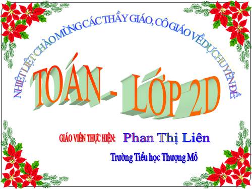 Cộng, trừ các số có ba chữ số (không nhớ)