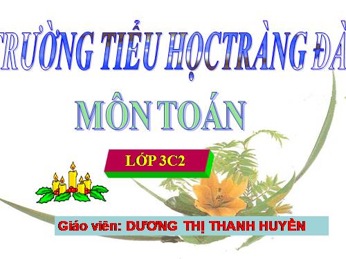 Giới thiệu bảng chia