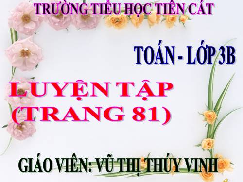 Tính giá trị của biểu thức (tiếp theo)