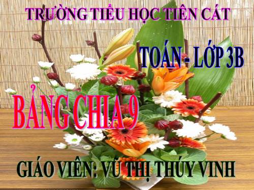 Bảng chia 9