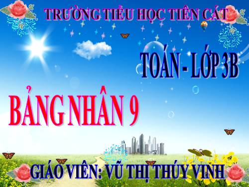 Bảng nhân 9