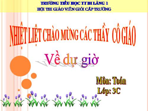 Bài toán giải bằng hai phép tính (tiếp theo)